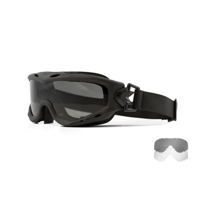 Masque Balistique Wiley X SPEAR Noir – Lentilles Fumés/Incolores