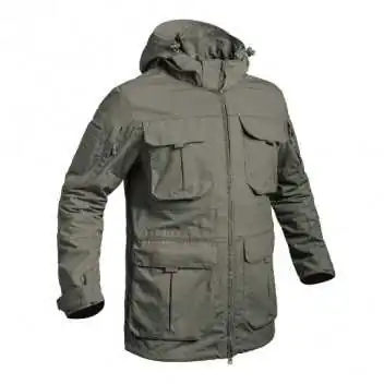 Veste longue de combat Fighter vert olive
