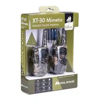 Talkie-walkie XT30 Lot de 2, Camo 6km Midland