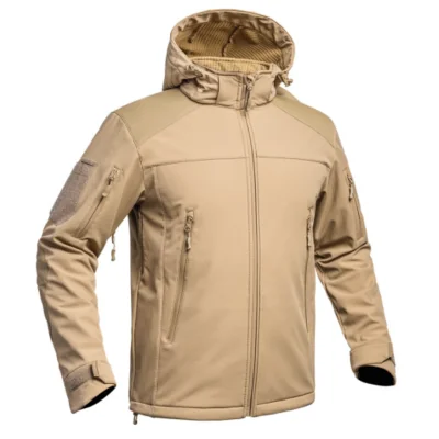 Veste V2 Softshell Fighter tan.