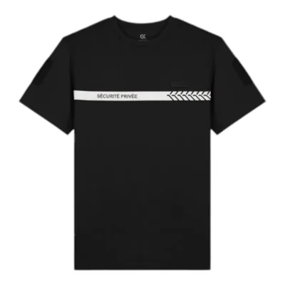 T-Shirt sécurité privée Noir – GK SAFETEK