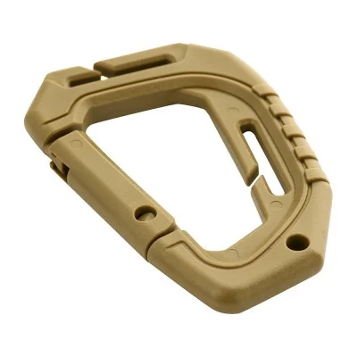 Mousqueton Tactique Molle 9.3cm M-tac Coyote