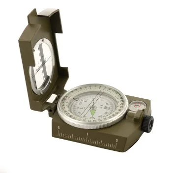 Boussole Militaire sur cadre pliable a Viseur M-Tac Olive