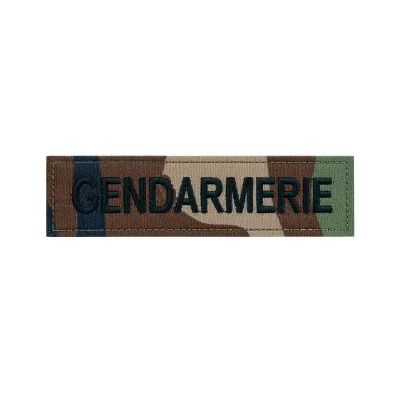 Bande Patronymique Brodé GENDARMERIE Camo *