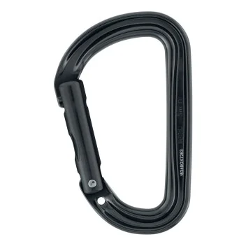 Mousqueton Sm'D Petzl – Aluminium Ultra-Léger, Asymétrique en D, Sans Verrouillage