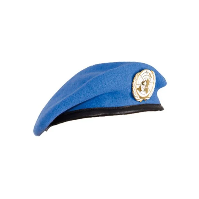 Béret Militaire ONU Bleu Clair Turquoise